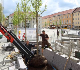 Bau Außenanlage Bismarckplatz